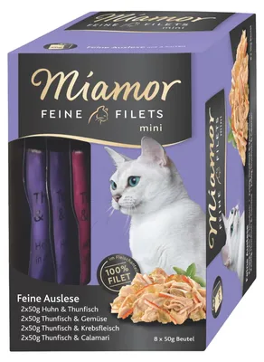 Obrázek produktu pro Miamor Fine Fillets MP 8x50g (balení po 4 ks) | Mini Selection