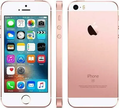 Produktbild von Apple iPhone SE, 10,2 cm (4"), 640 x 1136 Pixel, 32 GB, 12 MP, iOS 10, Rosa-Goldfarben