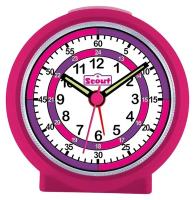Produktbild von Scout Kinder Wecker Learnthetime 280001015 pink