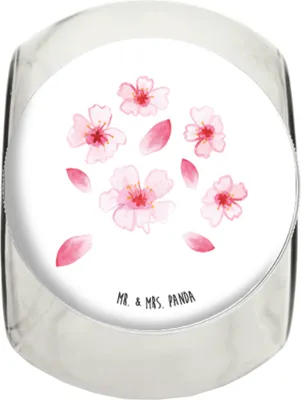 Produktbild von Mr. & Mrs. Panda Teedose Kirschlüten Meer L 870ml - Weiß - Geschenk, Blüten, Aufbewahrungsdose, Muster, Blumen, Kaffeedose, Frischhaltedose, Kirschblüten, Bonbonbehälter
