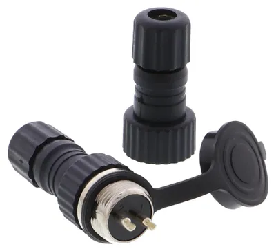 Produktbild von GX16 Rundsteckverbinder, wasserdicht, Stecker und Buchse - 2P / 3P / 4P : 2-polig Ausführung: 2-polig