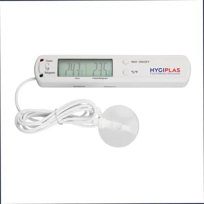 Produktbild von Hygiplas Thermometer mit Alarm für Kühlschränke und Gefriergeräte