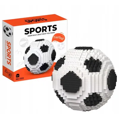 Produktbild von Fußball Konstruktionsbausteine 864 Teile, Geschenk für Kinder