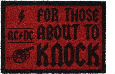 Produktbild von Pyramid International AC/DC Fußmatte For Those About To Knock 40 x 57 cm GP85128