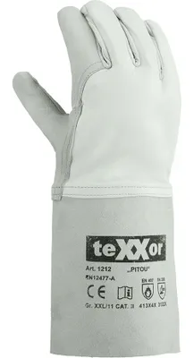 Produktbild von teXXor® Schweißerhandschuhe PITOU, Natur