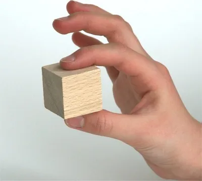 Produktbild von Würfel Buche natur vollkantig 30mm