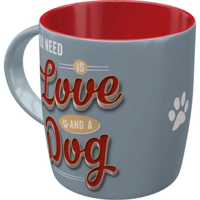 Image de Nostalgic-Art - Tasse à café - PatteSchild - Love Dog