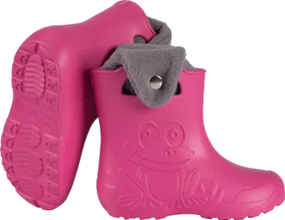 Produktbild von Camminare Kinder Gefüttert Gummistiefel ultraleicht Frosch Rosa mit Thermoeinsatz 24/25