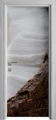 Produktbild von Tür Selbstklebende 80x210 cm Türfolie Türtapete Klebefolie - halbe Kokosnuss