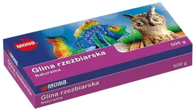 Zdjęcie produktu dla Mona Glina Rzeźbiarska Naturalna, 500g