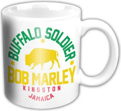 Produktbild von Bob Marley - Buffalo Soldier - Keramik Tasse Mug Becher - Ø8,5 H9,5 cm