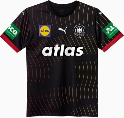 Produktbild von Puma DHB Auswärtstrikot 2025, schwarz, L, Herren