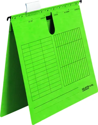 Zdjęcie produktu dla Falken Hängehefter 11287893 kaufm. Heftung grün 5 St./Pack.