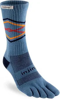Produktbild von Injinji Trail Midweight Crew Socken Mehrfarbig EU 44 1/2-47 Mehrfarbig EU 44 1/2-47