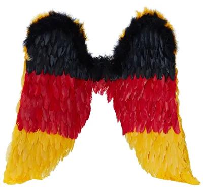 Imagen del producto de Alas de ángel, Alemania - 78 x 58 cm - Negro, rojo, amarillo