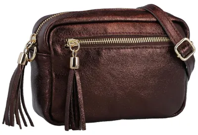 Imagen del producto de Solidchoice: Elegante bandolera de cuero con correa ajustable