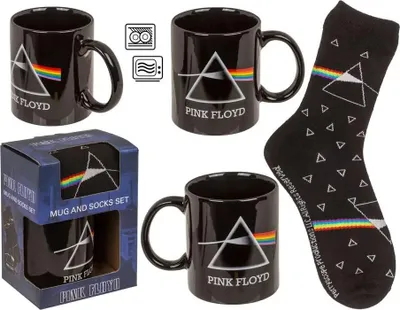 Zdjęcie produktu dla Zestaw Prezentowy PINK FLOYD - Kubek i Skarpetki w Ozdobnym Pudełku