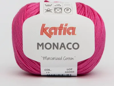 Produktbild von Monaco, mercerisiertes Baumwollgarn in fuchsia (Farbe 13)