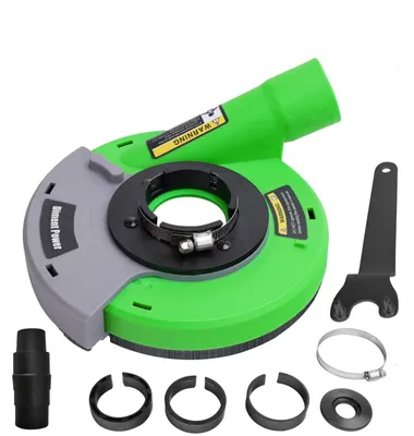 Productafbeelding van Universele afzuigkap voor haakse slijper met borstelkrans 115/125 mm