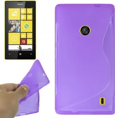 Produktbild von Schutzhülle TPU Case für Handy Nokia Lumia 520 Lila