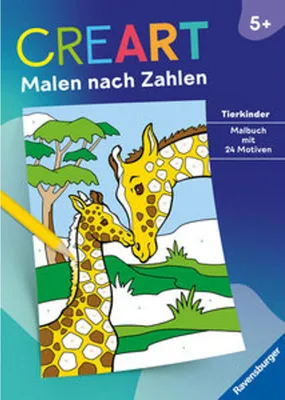 Produktbild von CreArt Malen nach Zahlen ab 5: Tierkinder