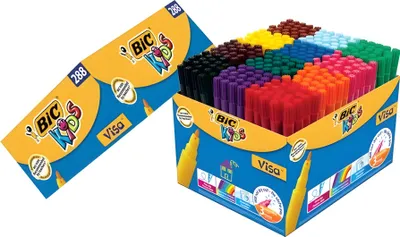 Zdjęcie produktu dla Pióra kulkowe BIC KIDS Visa, pudełko 288 sztuk