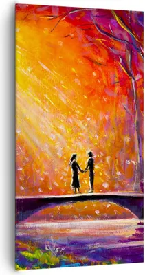 Produktbild von Bild auf Leinwand - Leinwandbild - Wald Baum Natur - 65x120cm - Wand Bild - Wanddeko - Wandbilder - Leinwanddruck - Bilder - Kunstdruck - Wanddekoration - Leinwand bilder - Wandkunst - PA65x120-3965