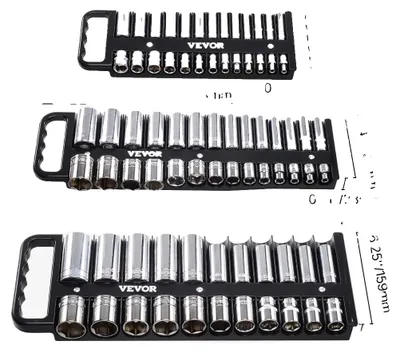 Obrázok produktu pre Organizér zásuviek, magnetická základňa, prenosný dizajn, 3-dielny