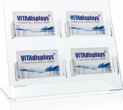 Produktbild von Visitenkartenständer Deluxe (4 Fächer / 2 Etagen)