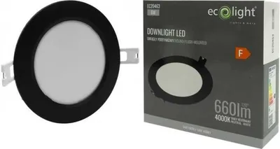Immagine prodotto di Downlight Led P/T Rotondo 6W 4000K Nero Dl-1