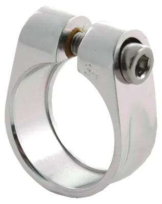 Zdjęcie produktu dla Zacisk sztycy podsiodłowej aluminiowy 31,8 mm srebrny (32)