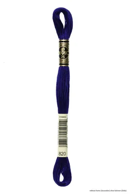 Imagen del producto de DMC Hilo de bordar Mouline Especial 117mc -820, 6-hilo, 8m