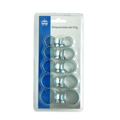 Produktbild von Schlauchschellen-Set 10-teilig sortiert