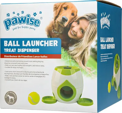 Obrázek produktu pro Vrhač míčků Pawise s dávkovačem pamlsků
