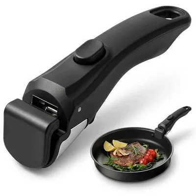 Zdjęcie produktu dla Uchwyt do patelni garnka zdejmowany silikon ergonomiczny antypoślizgowy
