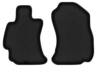 Image de Tapis avant en moquette pour Subaru Forester IV 2013- (SUV) – 2 pièces, noirs, sur mesure – Wielganizator DURBAN
