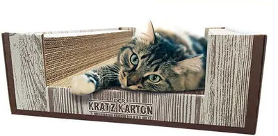 Produktbild von CanadianCat C10140, Katzenkratzbett, Freistehend, Braun, Weiß, Karton, Karton, 340 mm