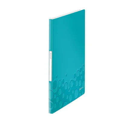 Produktbild von Leitz WOW, Blau, Metallisch, Polyvinylchlorid (PVC), 20 Taschen, A4, 231 mm, 13 mm