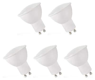 Productafbeelding van Spectrum LED Spot PAR16 GU10 Mat - 1.5W 100lm 3000K - Warmwit - Vervangt 22W - 5 stuks