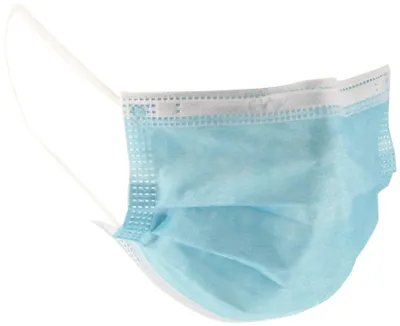 Produktbild von Omgoods – 50 Einweg-Gesichtsmasken mit 3-lagigem Schutz