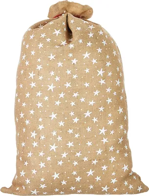 Produktbild von Nikolaus Jutesack "Sterne" 80 x 50 cm | 19267 - Weihnachtsdekoration Geschenkesack