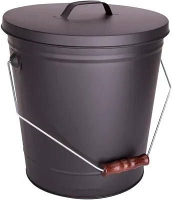 Produktbild von Schwarzer Ascheeimer mit 5 Gallonen Kapazität