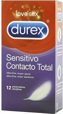 Produktbild von Durex Sensitivo Contacto Total 12 Preservativos