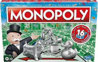 Produktbild von Monopoly C1009376, Brettspiel, Wirtschaftliche Simulation, 8 Jahr(e), Standardausgabe, Familienspiel