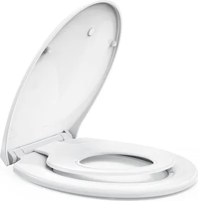 Zdjęcie produktu dla Pokrywa toalety z mechanizmem cichego zamykania i funkcją szybkiego zwalniania, kształt O