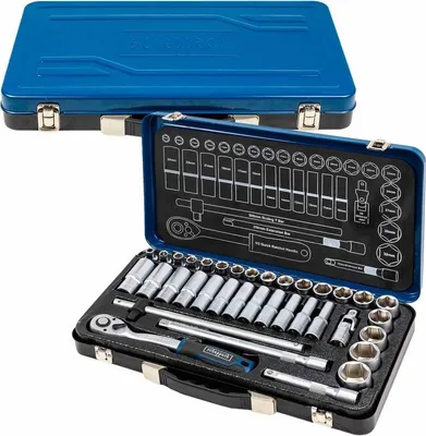 Immagine prodotto di Set di chiavi a bussola con cricchetto 1/2" 36 pezzi 8-32 mm