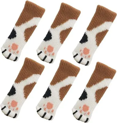 Produktbild von Famanu Stuhlbeinsocken Antirutsch - Strickschutz für Möbelbeine