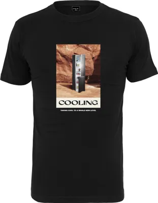 Produktbild von Kurzarm T-Shirt aus 100% Baumwolle Schwarz L mit Frontprint Single Jersey