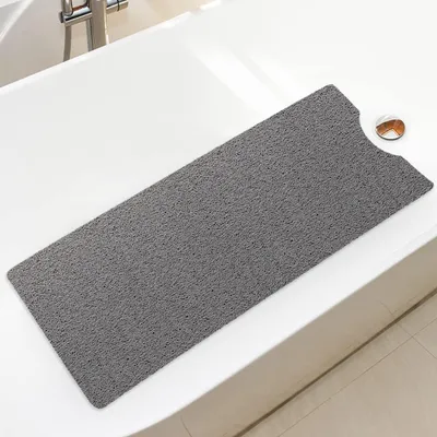 Immagine prodotto di Tappetino antiscivolo per doccia - Gomma - 100 x 40 cm - Grigio
