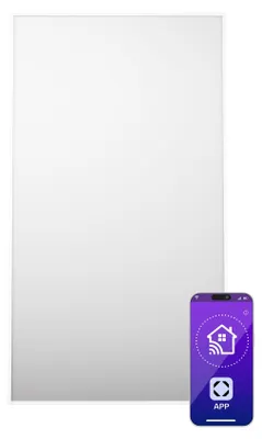 Infrarot-Heizstrahler 480 W, Wandmontage, App-Steuerung, Thermostat